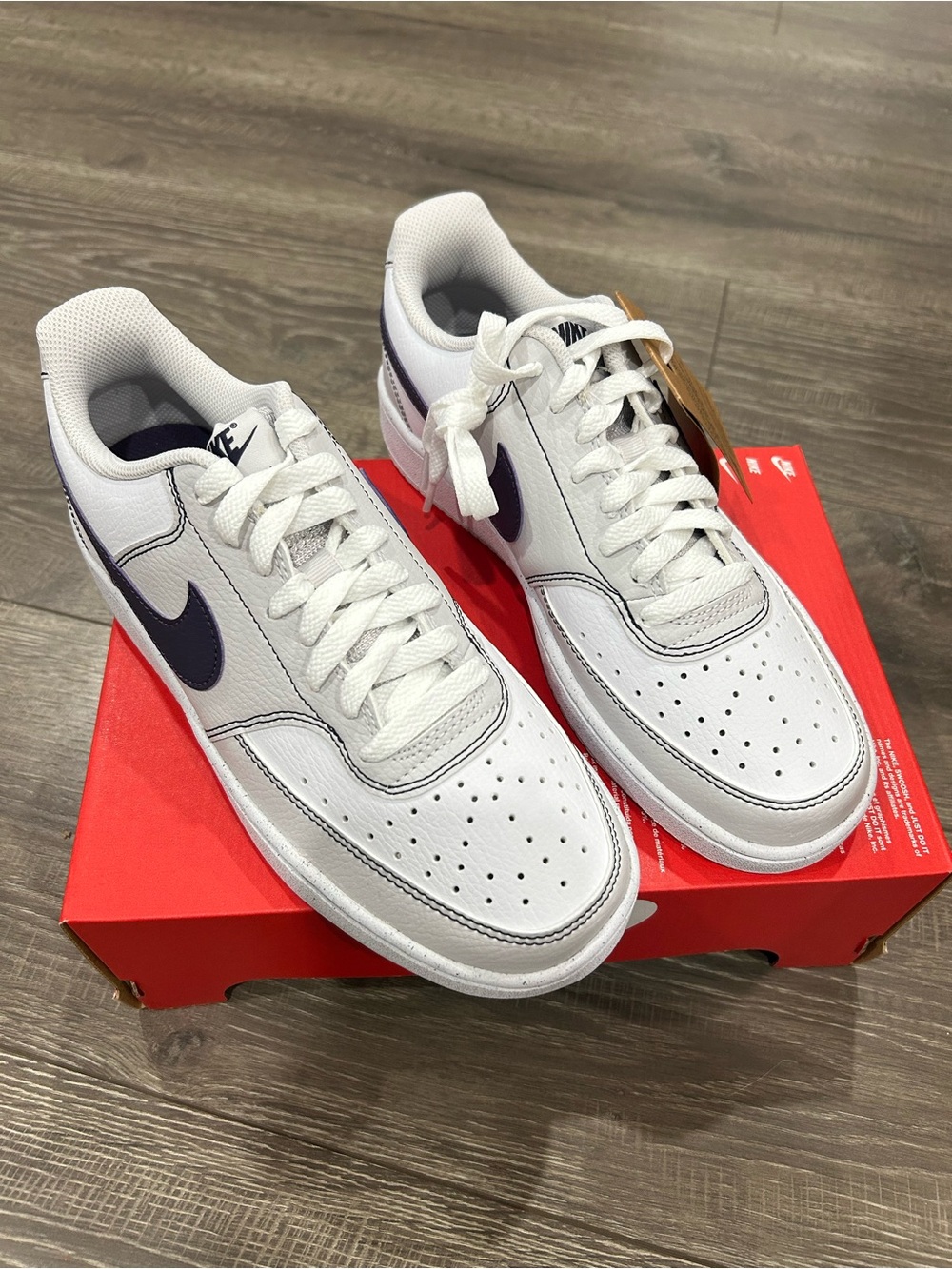 Nike - Women's Court Vision Low Next Nature CS Shoes size 8.5 - Picture 5 of 8